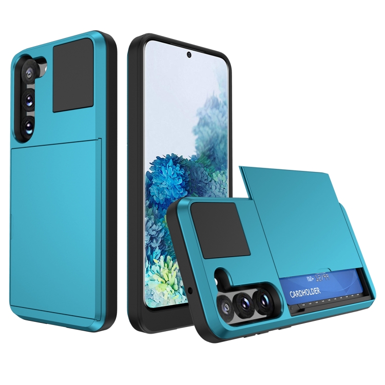 For Samsung Galaxy S20 5G Multifunction Armor Slide Card Slot Phone Case(Sky Blue)
For Samsung Galaxy S20 5G Multifunction Armor Slide Card Slot Phone Case(Sky Blue)