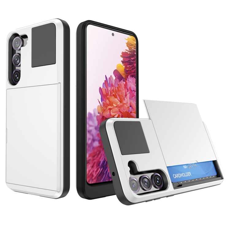 For Samsung Galaxy S20 FE Multifunction Armor Slide Card Slot Phone Case(White)
For Samsung Galaxy S20 FE Multifunction Armor Slide Card Slot Phone Case(White)