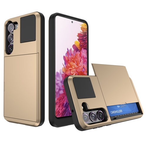 For Samsung Galaxy S20 FE Multifunction Armor Slide Card Slot Phone Case(Gold)
For Samsung Galaxy S20 FE Multifunction Armor Slide Card Slot Phone Case(Gold)