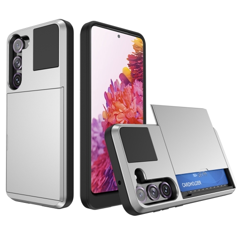 For Samsung Galaxy S20 FE Multifunction Armor Slide Card Slot Phone Case(Silver)
For Samsung Galaxy S20 FE Multifunction Armor Slide Card Slot Phone Case(Silver)