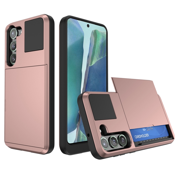For Samsung Galaxy Note20 Multifunction Armor Slide Card Slot Phone Case(Rose Gold)
For Samsung Galaxy Note20 Multifunction Armor Slide Card Slot Phone Case(Rose Gold)