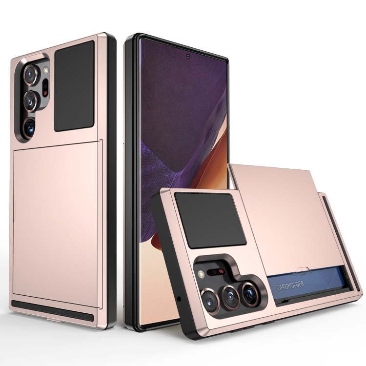 For Samsung Galaxy Note20 Ultra Multifunction Armor Slide Card Slot Phone Case(Rose Gold)
For Samsung Galaxy Note20 Ultra Multifunction Armor Slide Card Slot Phone Case(Rose Gold)