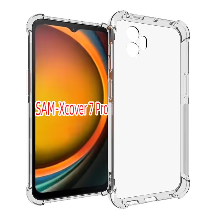 For Samsung Galaxy XCover7 Pro Shockproof Non-slip Thickening TPU Phone Case(Transparent)
For Samsung Galaxy XCover7 Pro Shockproof Non-slip Thickening TPU Phone Case(Transparent)