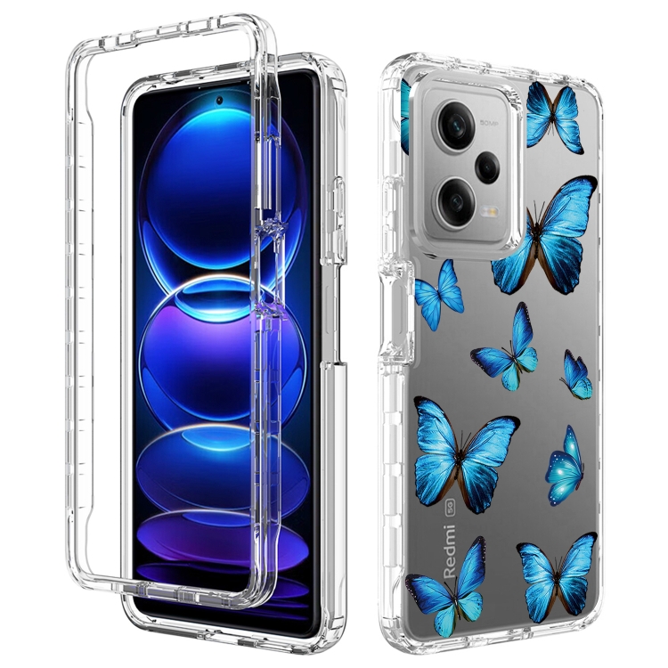 For Xiaomi Redmi Note 12 Pro 5G Transparent Painted Phone Case(Blue Butterflies)
For Xiaomi Redmi Note 12 Pro 5G Transparent Painted Phone Case(Blue Butterflies)