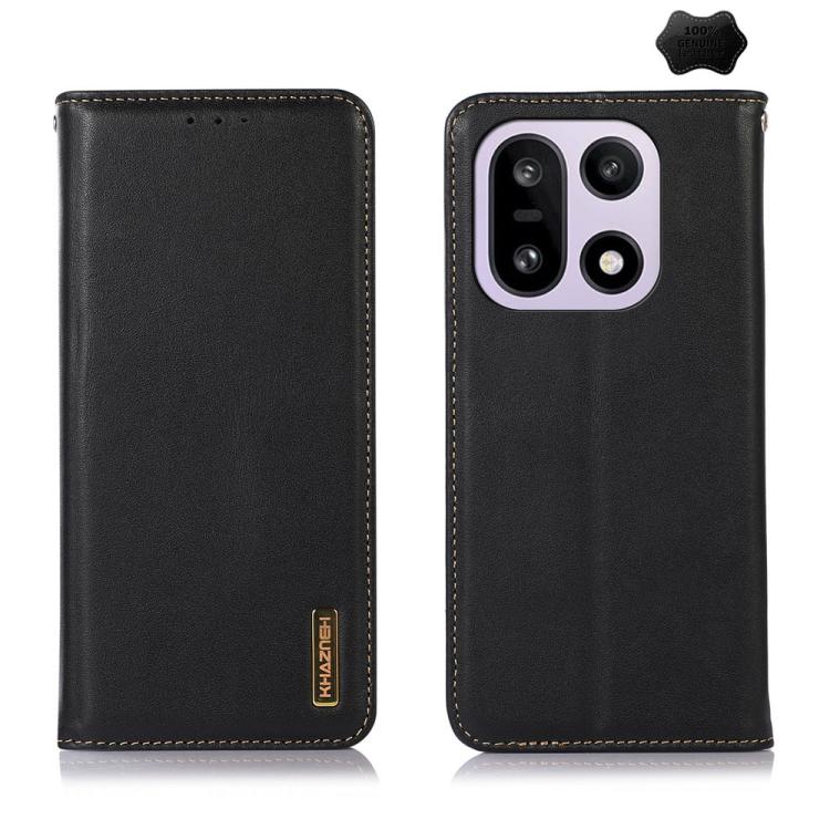 For OnePlus 15 KHAZNEH Nappa Top Layer Cowhide Leather Phone Case(Black)
For OnePlus 15 KHAZNEH Nappa Top Layer Cowhide Leather Phone Case(Black)