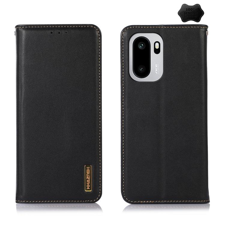 For OnePlus 15R/Ace 6 5G/Ace 6T 5G KHAZNEH Nappa Top Layer Cowhide Leather Phone Case(Black)
For OnePlus 15R/Ace 6 5G/Ace 6T 5G KHAZNEH Nappa Top Layer Cowhide Leather Phone Case(Black)