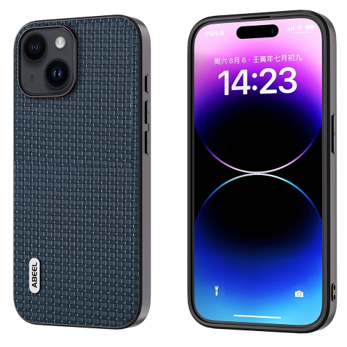 For iPhone 14 Plus ABEEL Genuine Leather Luxury Black Edge Phone Case(Royal Blue)
For iPhone 14 Plus ABEEL Genuine Leather Luxury Black Edge Phone Case(Royal Blue)