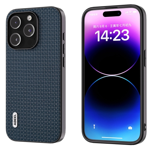 For iPhone 14 Pro ABEEL Genuine Leather Luxury Black Edge Phone Case(Royal Blue)
For iPhone 14 Pro ABEEL Genuine Leather Luxury Black Edge Phone Case(Royal Blue)