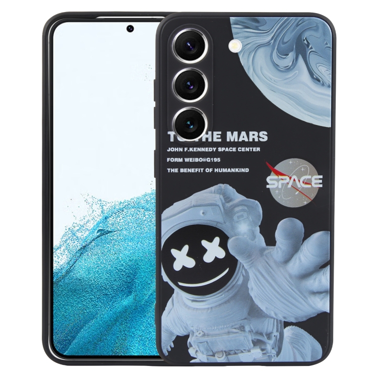 For Samsung Galaxy S22+ 5G Martian Astronaut Pattern Shockproof Phone Case(Black)
For Samsung Galaxy S22+ 5G Martian Astronaut Pattern Shockproof Phone Case(Black)