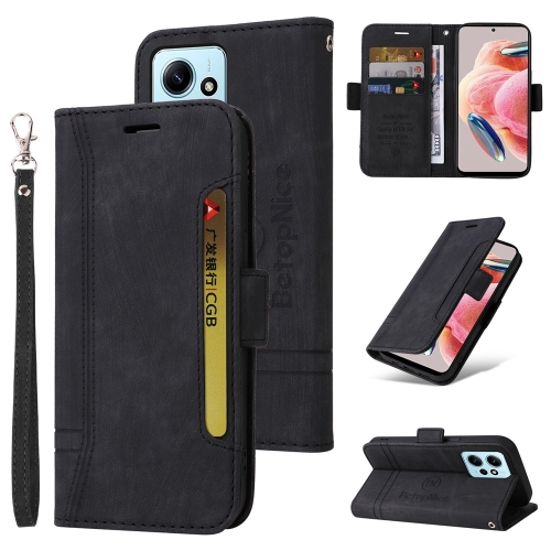 For Xiaomi Redmi Note 12 4G Global BETOPNICE Dual-side Buckle Leather Phone Case(Black)
For Xiaomi Redmi Note 12 4G Global BETOPNICE Dual-side Buckle Leather Phone Case(Black)