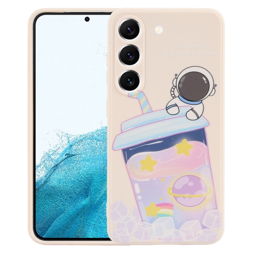 For Samsung Galaxy S22 5G Milk Tea Astronaut Pattern Liquid Silicone Phone Case(White)
For Samsung Galaxy S22 5G Milk Tea Astronaut Pattern Liquid Silicone Phone Case(White)