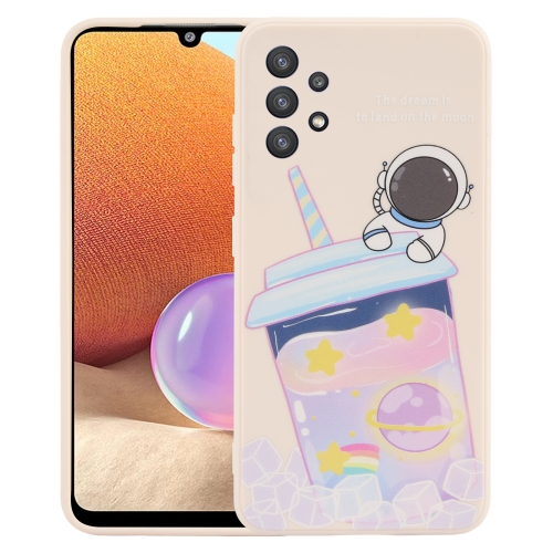 For Samsung Galaxy A32 4G Milk Tea Astronaut Pattern Liquid Silicone Phone Case(White)
For Samsung Galaxy A32 4G Milk Tea Astronaut Pattern Liquid Silicone Phone Case(White)