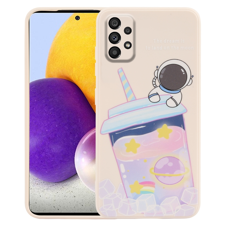 For Samsung Galaxy A72 5G / 4G Milk Tea Astronaut Pattern Liquid Silicone Phone Case(White)
For Samsung Galaxy A72 5G / 4G Milk Tea Astronaut Pattern Liquid Silicone Phone Case(White)