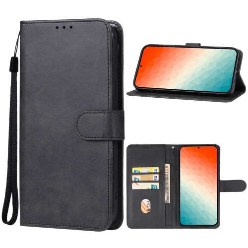 

For Samsung Galaxy S24 5G Leather Phone Case(Black)
