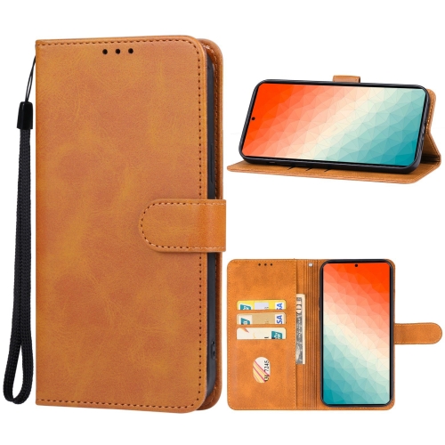 

For Samsung Galaxy S24 Ultra 5G Leather Phone Case(Brown)