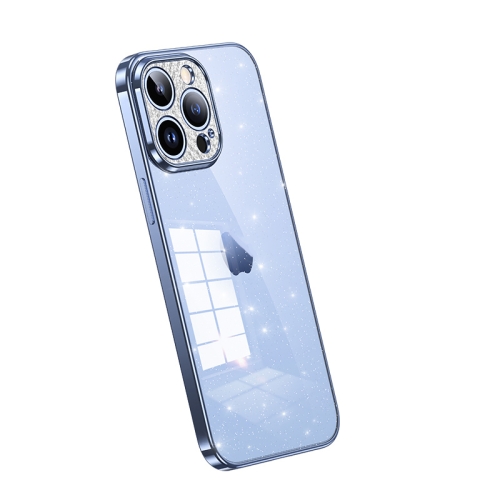For iPhone 14 Pro SULADA Electroplated Transparent Glittery TPU Phone Case(Blue)
For iPhone 14 Pro SULADA Electroplated Transparent Glittery TPU Phone Case(Blue)