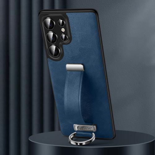 For Samsung Galaxy S25 Ultra 5G SULADA PC Hybrid Leather Texture Skin Feel Shockproof Phone Case(Blue)
For Samsung Galaxy S25 Ultra 5G SULADA PC Hybrid Leather Texture Skin Feel Shockproof Phone Case(Blue)