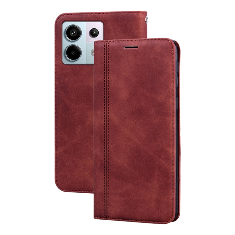For Xiaomi Redmi Note 13 Pro 4G Frosted Business Magnetic Horizontal Flip PU Phone Case(Brown)
For Xiaomi Redmi Note 13 Pro 4G Frosted Business Magnetic Horizontal Flip PU Phone Case(Brown)