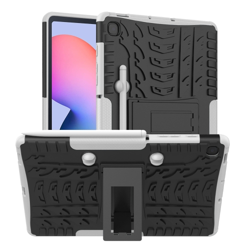 For Samsung Galaxy S6 Lite Tire Texture TPU+PC Shockproof Case , with Holder & Pen Tray(White)
For Samsung Galaxy S6 Lite Tire Texture TPU+PC Shockproof Case , with Holder & Pen Tray(White)