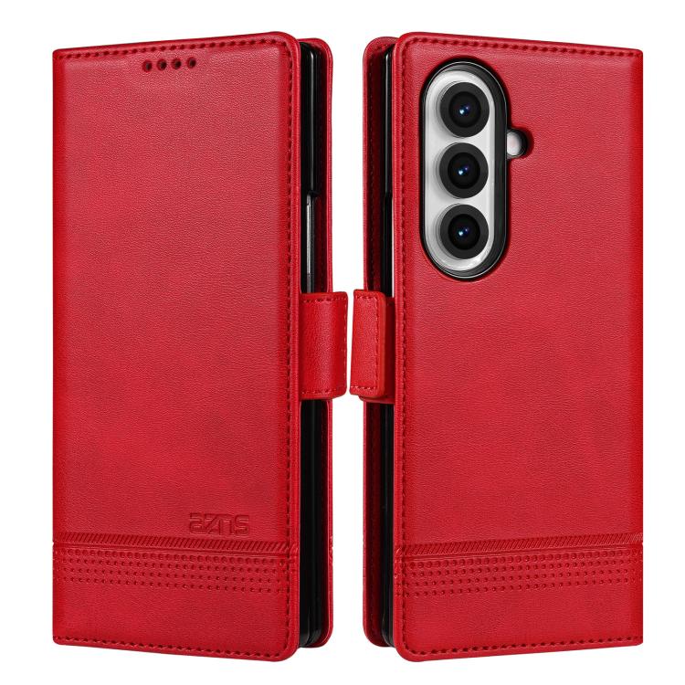 For Samsung Galaxy Z Fold7 5G AZNS Magnetic Calf Texture Flip Leather Phone Case(Red)
For Samsung Galaxy Z Fold7 5G AZNS Magnetic Calf Texture Flip Leather Phone Case(Red)