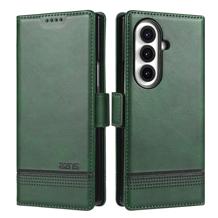For Samsung Galaxy Z Fold7 5G AZNS Magnetic Calf Texture Flip Leather Phone Case(Dark Green)
For Samsung Galaxy Z Fold7 5G AZNS Magnetic Calf Texture Flip Leather Phone Case(Dark Green)