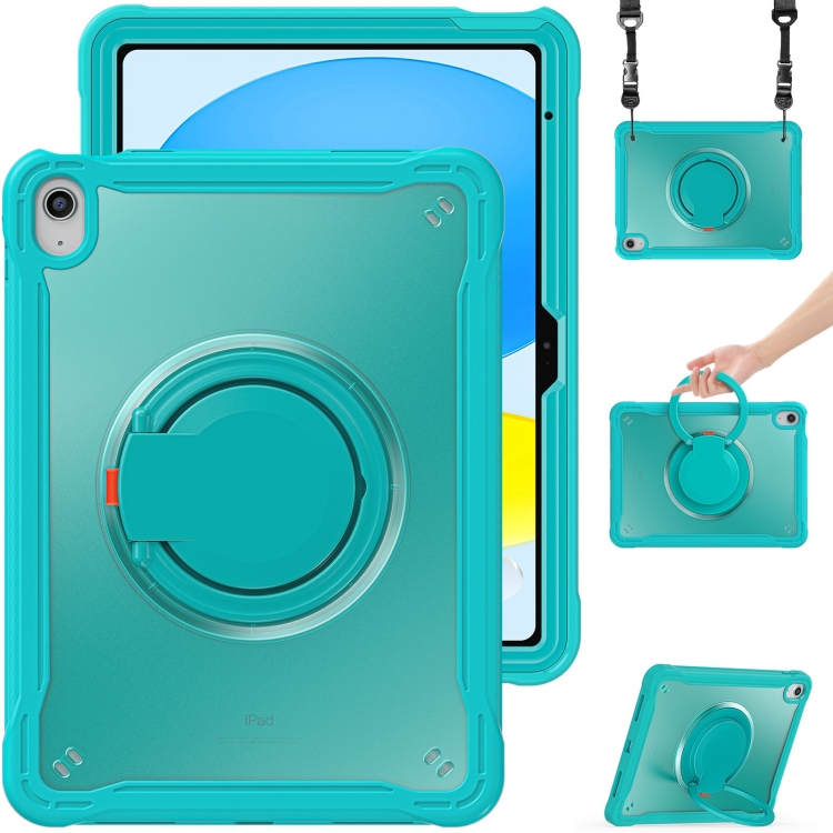 For iPad 10th Gen 10.9 2022 Heavy Duty Hybrid Tablet Case with Handle & Strap(Light Blue)
For iPad 10th Gen 10.9 2022 Heavy Duty Hybrid Tablet Case with Handle & Strap(Light Blue)