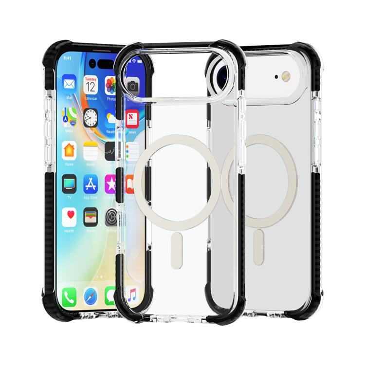 For iPhone 17 Air Acrylic Magsafe Magnetic Shockproof Phone Case(Transparent Black)
For iPhone 17 Air Acrylic Magsafe Magnetic Shockproof Phone Case(Transparent Black)