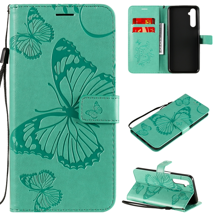 For OPPO Realme 6 3D Butterflies Embossing Pattern Horizontal Flip Leather Case with Holder & Card Slot & Wallet(Green)
For OPPO Realme 6 3D Butterflies Embossing Pattern Horizontal Flip Leather Case with Holder & Card Slot & Wallet(Green)