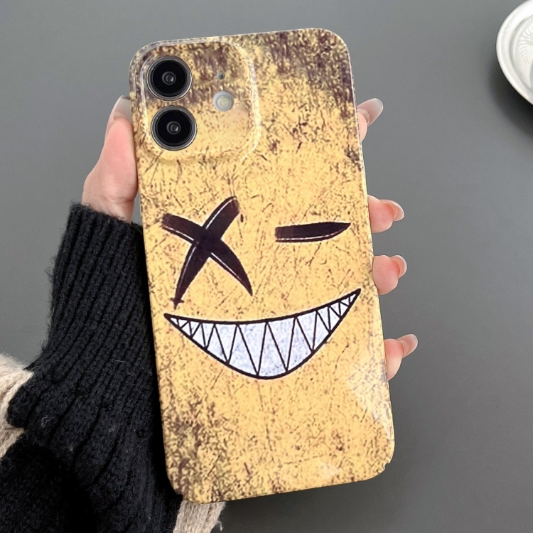 For iPhone 11 Painted Pattern Precise Hole PC Phone Case(Yellow Background Smiling)
For iPhone 11 Painted Pattern Precise Hole PC Phone Case(Yellow Background Smiling)