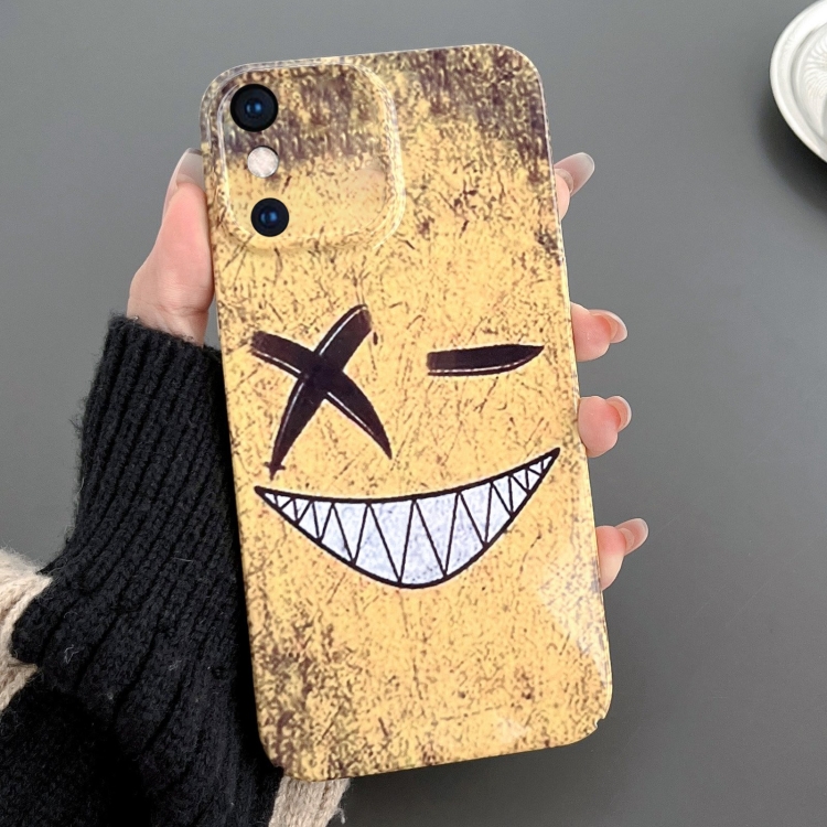 For iPhone XS Max Painted Pattern Precise Hole PC Phone Case(Yellow Background Smiling)
For iPhone XS Max Painted Pattern Precise Hole PC Phone Case(Yellow Background Smiling)