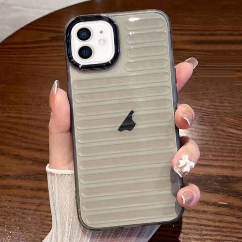 For iPhone 12 Striped Electroplating TPU Transparent Phone Case(Transparent Grey)
For iPhone 12 Striped Electroplating TPU Transparent Phone Case(Transparent Grey)