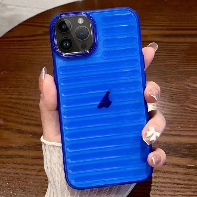 For iPhone 14 Pro Max Striped Electroplating TPU Transparent Phone Case(Dark Blue)
For iPhone 14 Pro Max Striped Electroplating TPU Transparent Phone Case(Dark Blue)