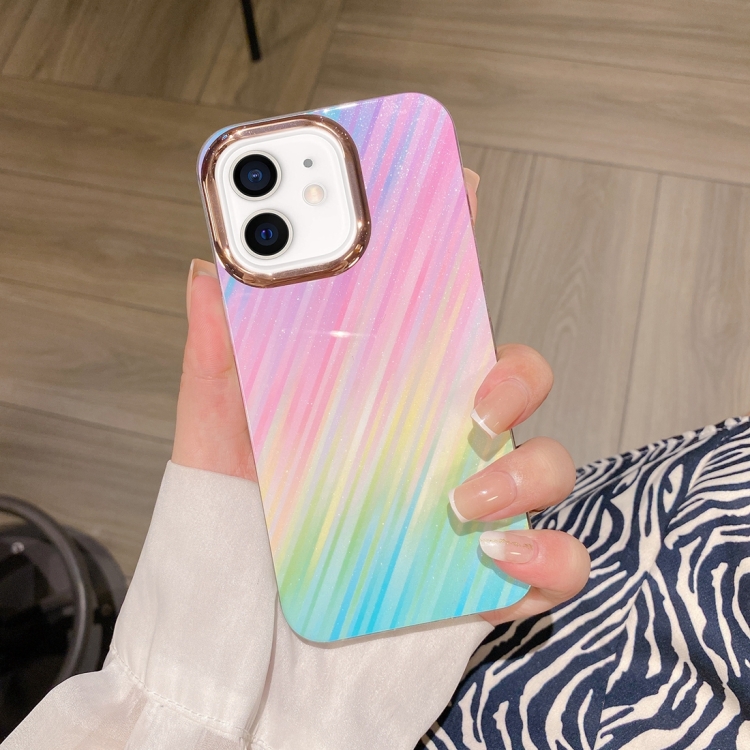 For iPhone 12 Colorful Shell Texture Marble PC + TPU Phone Case(Colorful Meteor)
For iPhone 12 Colorful Shell Texture Marble PC + TPU Phone Case(Colorful Meteor)