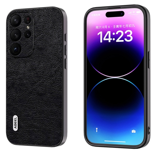 For Samsung Galaxy S23 Ultra 5G ABEEL Retro Litchi Texture PU Phone Case(Black)
For Samsung Galaxy S23 Ultra 5G ABEEL Retro Litchi Texture PU Phone Case(Black)