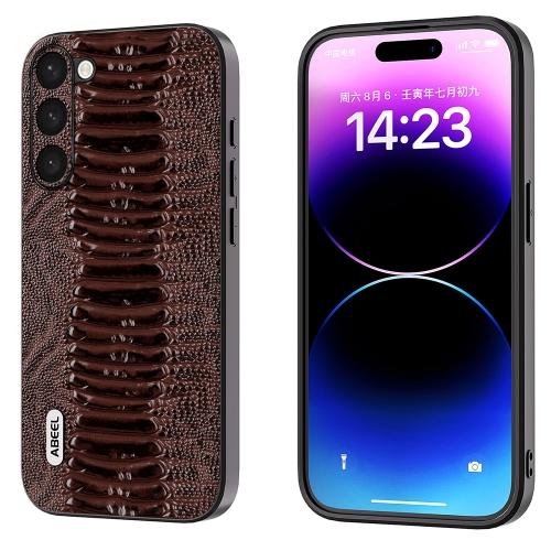 For Samsung Galaxy S23+ 5G ABEEL Genuine Leather Weilai Series Phone Case(Coffee)
For Samsung Galaxy S23+ 5G ABEEL Genuine Leather Weilai Series Phone Case(Coffee)