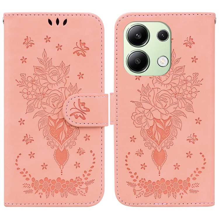 For Xiaomi Redmi Note 13 4G Global Butterfly Rose Embossed Leather Phone Case(Pink)
For Xiaomi Redmi Note 13 4G Global Butterfly Rose Embossed Leather Phone Case(Pink)