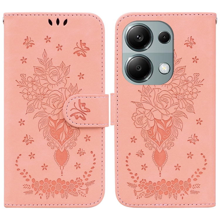 For Xiaomi Redmi Note 13 Pro 4G Butterfly Rose Embossed Leather Phone Case(Pink)
For Xiaomi Redmi Note 13 Pro 4G Butterfly Rose Embossed Leather Phone Case(Pink)