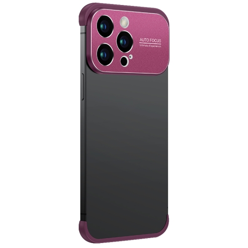 For iPhone 14 Pro Metal Large Window + TPU Corners Phone Protective Frame(Wine Red)
For iPhone 14 Pro Metal Large Window + TPU Corners Phone Protective Frame(Wine Red)