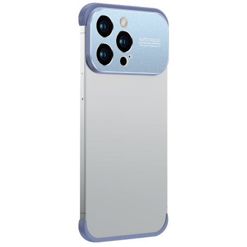 For iPhone 12 Pro Max Metal Large Window + TPU Corners Phone Protective Frame(Light Blue)
For iPhone 12 Pro Max Metal Large Window + TPU Corners Phone Protective Frame(Light Blue)