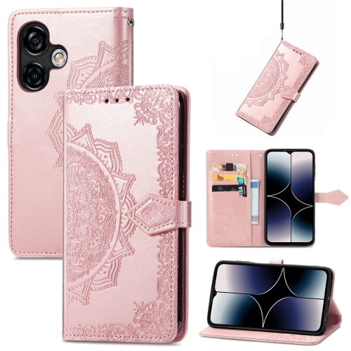 For Ulefone Note 16 Pro Mandala Flower Embossed Leather Phone Case(Rose Gold)
For Ulefone Note 16 Pro Mandala Flower Embossed Leather Phone Case(Rose Gold)