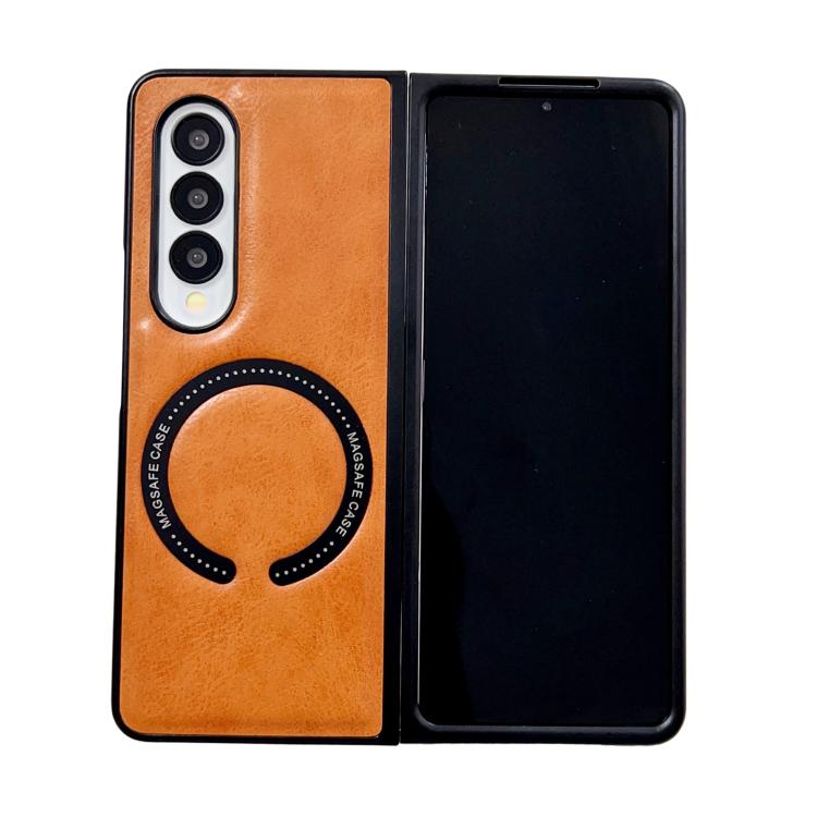 For Galaxy Z Fold8 Ultra 5G Crazy Horse Texture Magnetic Magsafe PU Phone Case(Orange)
For Galaxy Z Fold8 Ultra 5G Crazy Horse Texture Magnetic Magsafe PU Phone Case(Orange)