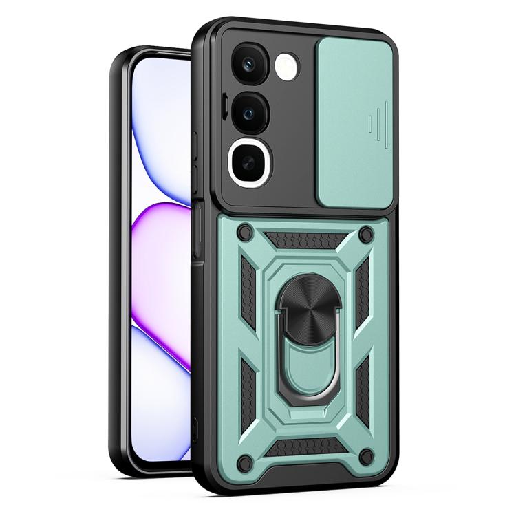 For Realme C100 4G Sliding Camera Cover Design TPU+PC Phone Case(Mint Green)
For Realme C100 4G Sliding Camera Cover Design TPU+PC Phone Case(Mint Green)