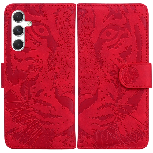 For Samsung Galaxy S24 5G Tiger Embossing Pattern Flip Leather Phone Case(Red)
For Samsung Galaxy S24 5G Tiger Embossing Pattern Flip Leather Phone Case(Red)