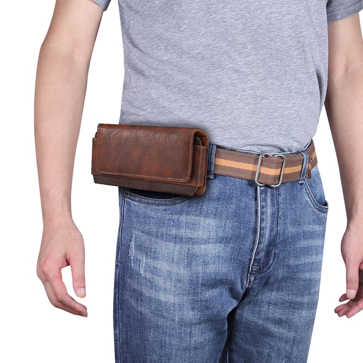 For 4.7-5.4 inch Mobile Phone Cowhide Texture Oxford Cloth Horizontal Waist Bag(Brown)
For 4.7-5.4 inch Mobile Phone Cowhide Texture Oxford Cloth Horizontal Waist Bag(Brown)