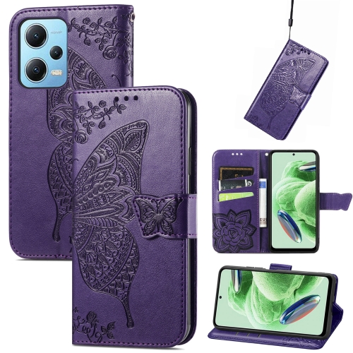 For Xiaomi Redmi Note 12 5G Global Butterfly Love Flower Embossed Flip Leather Phone Case(Dark Purple)
For Xiaomi Redmi Note 12 5G Global Butterfly Love Flower Embossed Flip Leather Phone Case(Dark Purple)