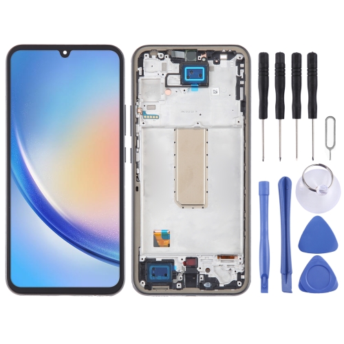 For Samsung Galaxy A34 SM-A346B Original LCD Screen Digitizer Full Assembly with Frame
For Samsung Galaxy A34 SM-A346B Original LCD Screen Digitizer Full Assembly with Frame