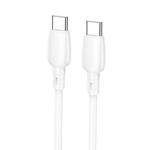 

Borofone BX93 60W USB-C/Type-C to USB-C/Type-C Fast Charging Data Cable, Length: 1m(White)
