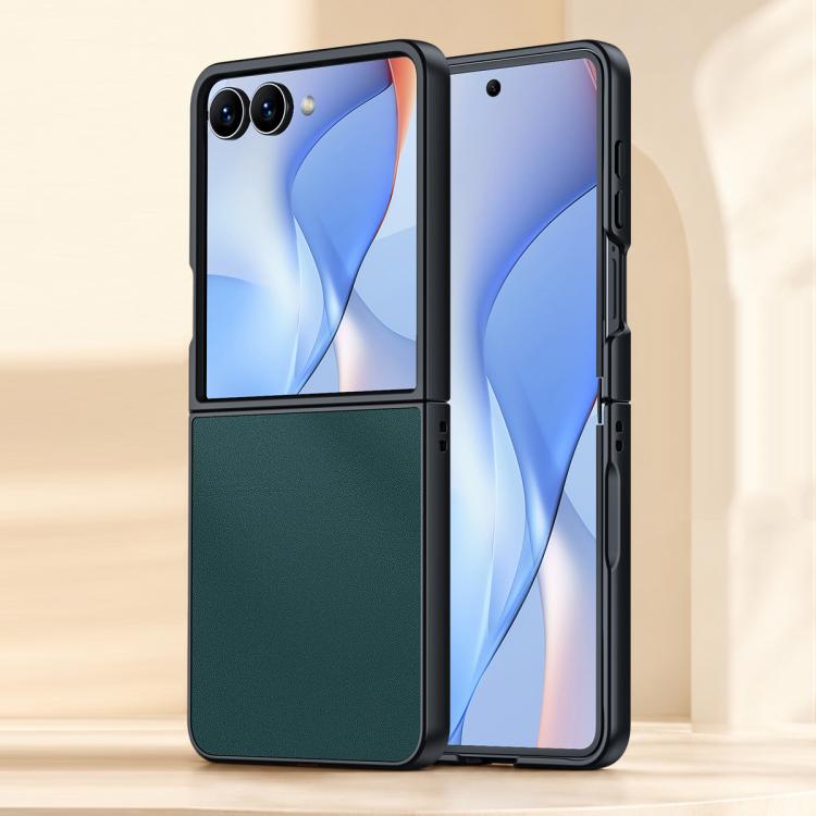 For Galaxy Z Flip8 5G Ultra-thin Plain Skin Leather Phone Case(Green)
For Galaxy Z Flip8 5G Ultra-thin Plain Skin Leather Phone Case(Green)