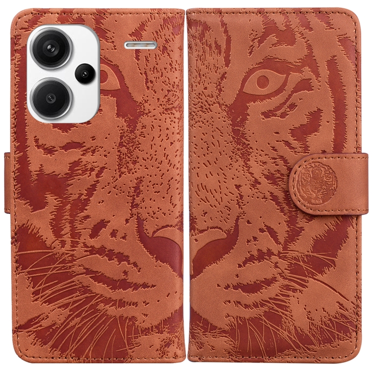 For Xiaomi Redmi Note 13 Pro+ 5G Tiger Embossing Pattern Leather Phone Case(Brown)
For Xiaomi Redmi Note 13 Pro+ 5G Tiger Embossing Pattern Leather Phone Case(Brown)