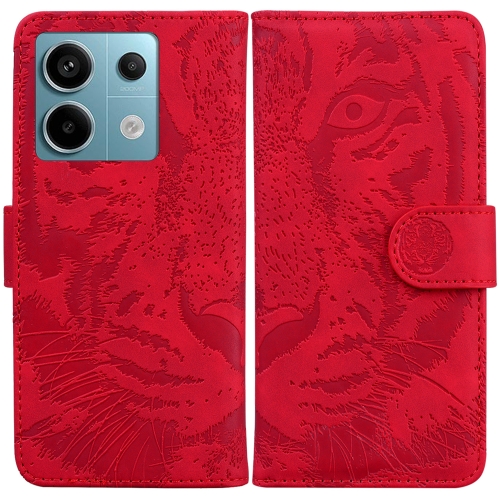 For Xiaomi Redmi Note 13 Pro 5G Tiger Embossing Pattern Leather Phone Case(Red)
For Xiaomi Redmi Note 13 Pro 5G Tiger Embossing Pattern Leather Phone Case(Red)